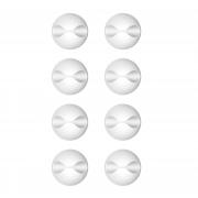 CHEFBEE 8 Pack Adhesive Cable Clips, Cable Cord Holder Organizer Management System for Desk, Wire Clips for All Your Computer, Electrical, Charging or Mouse Cord, White