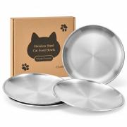 ChefBee Stainless Steel Cat Bowls - 4PCS 6.7